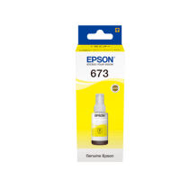 בקבוק דיו צהוב 673 מקורי 70 מ"ל  Epson