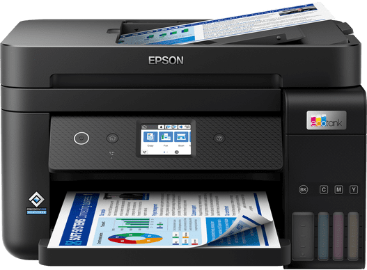 מדפסת הזרקת דיו צבעונית משולבת  ECOTANK Epson L6290