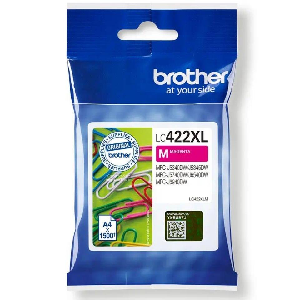 ראש דיו אדום מקורי גדול ברדר Brother LC422XLM