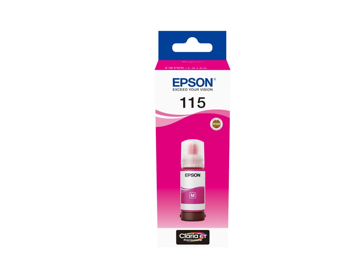 בקבוק דיו מג'נטה 115 מקורי 70 מ"ל  Epson