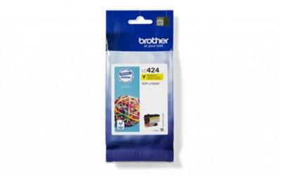 ראש דיו צהוב מקורי ברדר Brother LC424Y