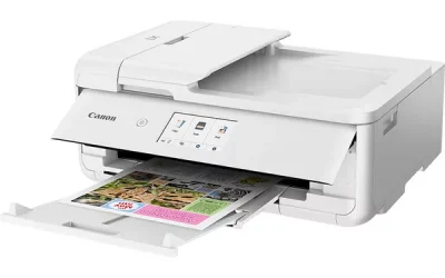 מדפסת ‏הזרקת דיו צבע ‏משולבת קנון Canon Pixma TS9551C