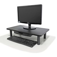 מעמד שולחן לצג Riser עם מגירה 500CB