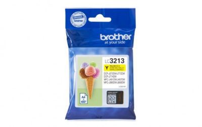 LC3213Y מחסנית דיו Yellow מקורית של Brother