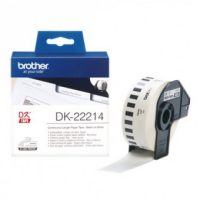 גליל תוויות מקורי 12 מ"מ שחור על לבן Brother DK-22214