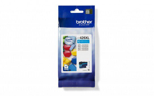ראש דיו כחול מקורי גדול לברדר Brother LC426XLC