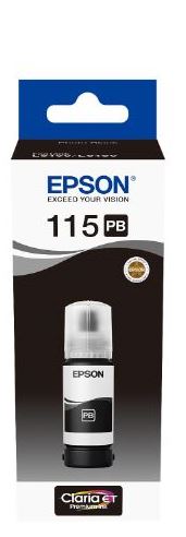 בקבוק דיו שחור 115 PB מקורי 70 מ"ל  Epson
