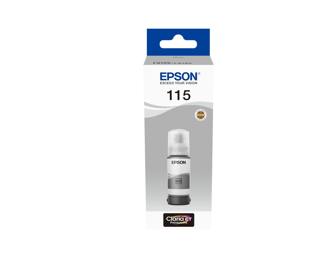בקבוק דיו אפור 115 מקורי 70 מ"ל  Epson