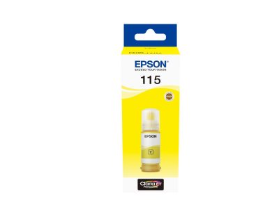 בקבוק דיו צהוב 115 מקורי 70 מ"ל  Epson
