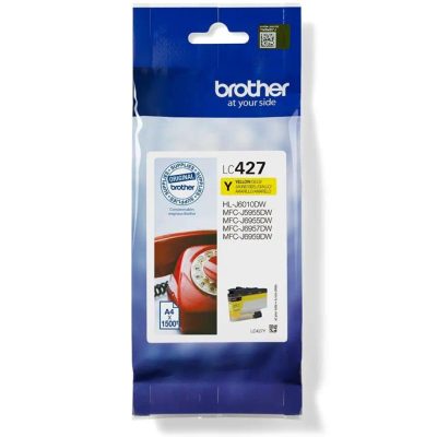 ראש דיו צהוב מקורי ברדר Brother LC427Y
