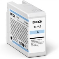 דיו כחול בהיר מקורי אפסון Light Cyan T47A5