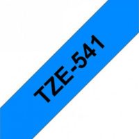 קלטת שחור על כחול 18 מ"מ מקורי Brother TZE541  למינציה דביק סטנדרטי