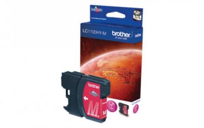 ראש דיו אדום מקורי גדול ברדר Brother LC1100HYM