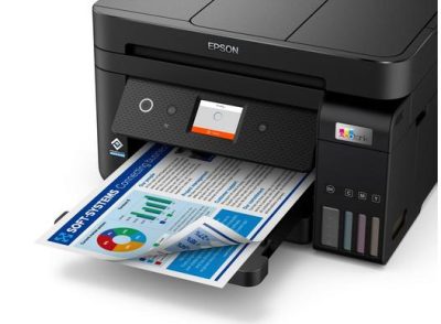 מדפסת הזרקת דיו צבעונית משולבת  ECOTANK Epson L6290