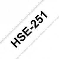 קלטת שחור על לבן 23.6 מ"מ מקורי Brother HSe251  מתכווץ בחום