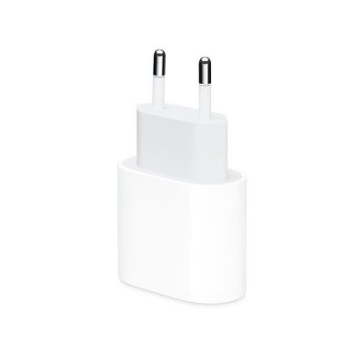 מטען קיר Apple 20W USB-C – טעינה מהירה ויעילה למכשירי אייפון, אייפד ואביזרים תואמים עם חיבור USB-C קומפקטי ונוח